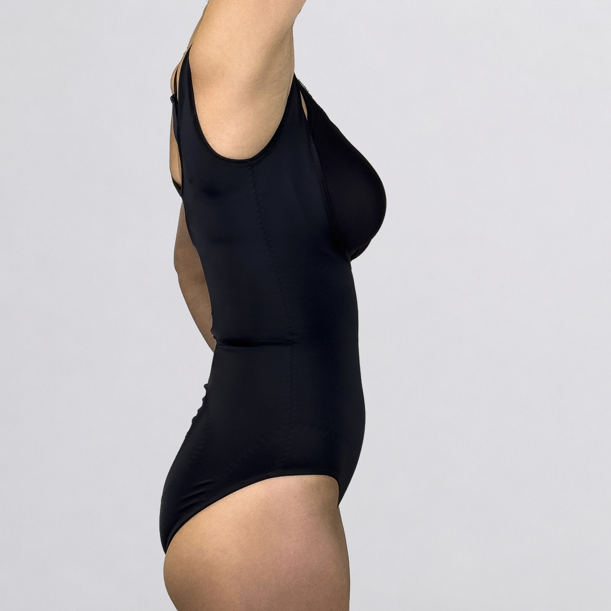 Body con spallina push up B15 nero