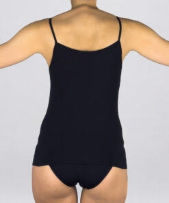Canottiera a spalla stretta liscia Bellissima 052 nero