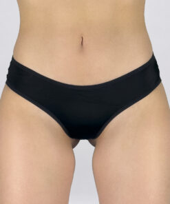 Culotte brasiliana a vita bassa invisibile 10173 nero