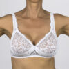 Reggiseno senza ferretto coppa B in pizzo Textronic Art. 531 bianco