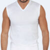 MAGLIETTA UOMO SMANICATA LISCIA COLLO A V ART. RB5750 Marchio RB SHOPS-0