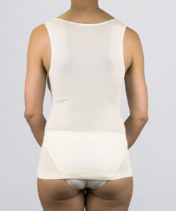 Canottiera a spalla larga Art. 074022 bianco