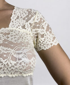 Maglietta corta con pizzo in lana e microfibra Art. RB2310 - immagine 3