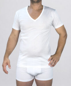 Maglietta a manica corta con collo a V Art. 601698