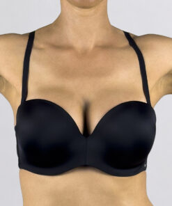 Reggiseno con scollo profondo Art. L0DEH nero