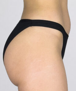 Slip tanga in Modal senza elastico 3009 nero