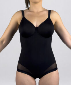 Body con spallina 1866 nero