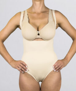 Body con spallina push up B15 cipria