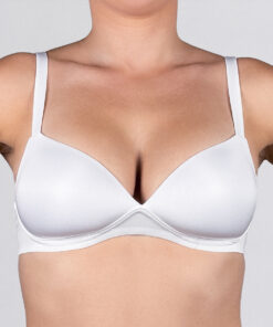 Reggiseno con coppe imbottite, senza ferretto Art. 1568NEW bianco