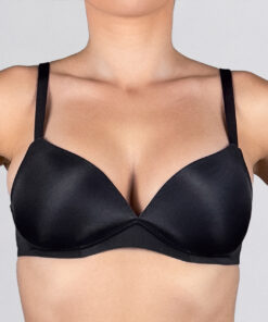 Reggiseno con coppe imbottite, senza ferretto Art. 1568NEW nero