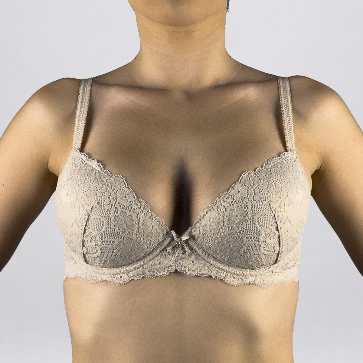 Reggiseno con coppe memory”e ferretto 2688_cipria