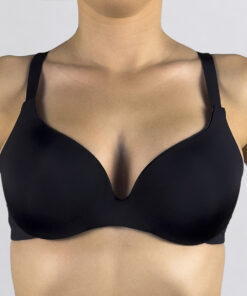 Reggiseno preformato con ferretto e coppe graduate Art. 1368NEW nero