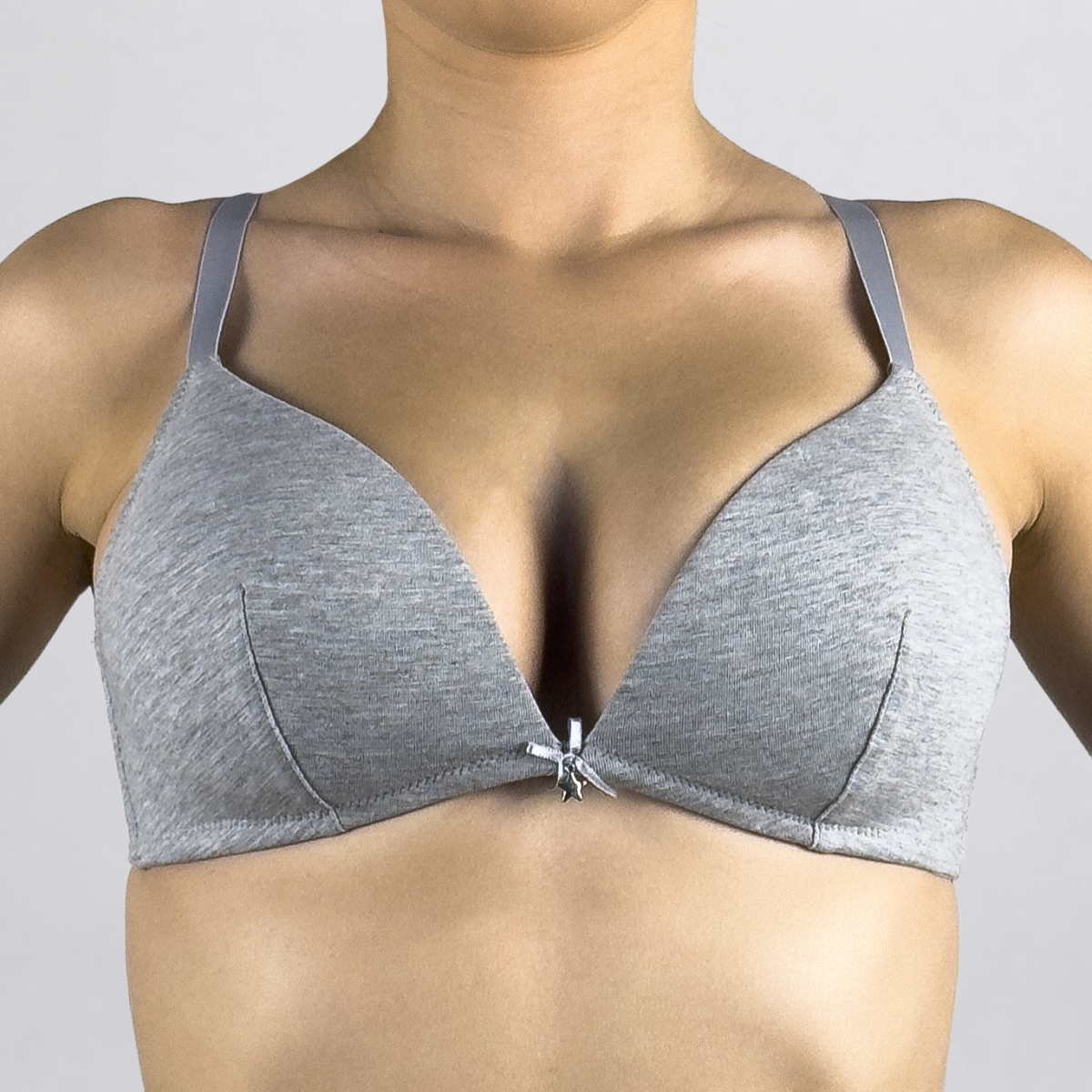 Reggiseno senza ferretto SièLei 1458 grigio melange