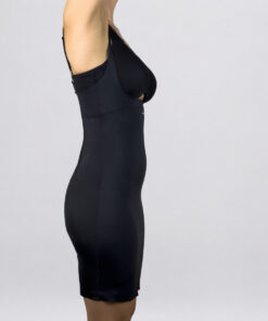 Body con spallina a spalla stretta 11 nero