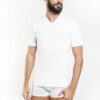 Maglia con collo a V in cotone felpato Art. TV110B