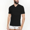 Maglia con collo a V in cotone felpato Art. TV110N