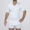 Maglia con collo a V in cotone felpato TV110B