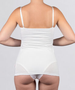 Canottiera a spalla stretta top Art. ADD31 bianco