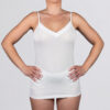 Canottiera a spalla stretta top Art. ADD31 bianco