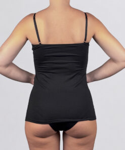 Canottiera a spalla stretta top Art. ADD31 nero