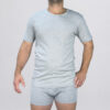 Maglia a manica corta e girocollo Art. 601417 argento