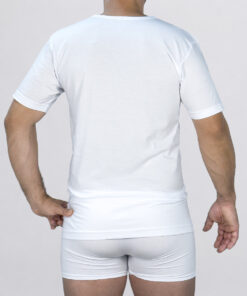 Maglia a manica corta e girocollo Art. 601417 bianco