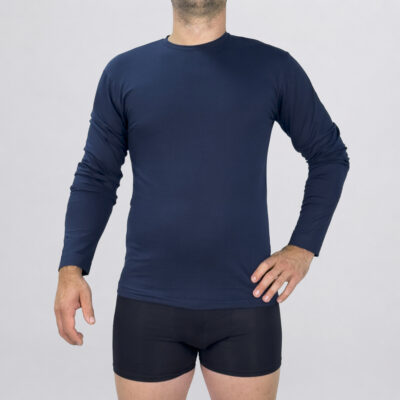 Maglia a manica lunga Art. TL24M blu