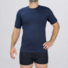 Maglia con girocollo Art. TM22M blu