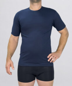 Maglia con girocollo Art. TM22M blu